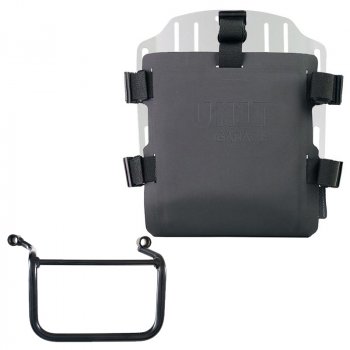 Support de sac en aluminium avec façade Hypalon réglable et attache rapide + Royal Enfield Himalayan 450 (à partir de 2024) Cadre droit