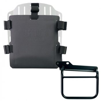 Support de sac en aluminium avec façade Hypalon réglable et attache rapide + Cadre Royal Enfield Himalayan, Scram 411 Gauche