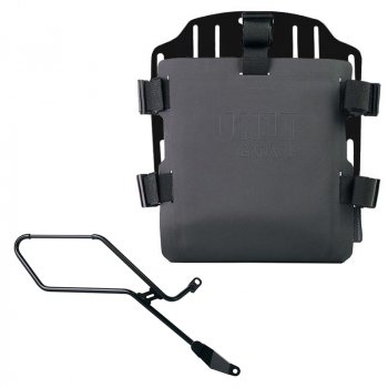 Support de sac en aluminium avec façade Hypalon réglable et attache rapide + Cadre droit Triumph Bonneville Bobber