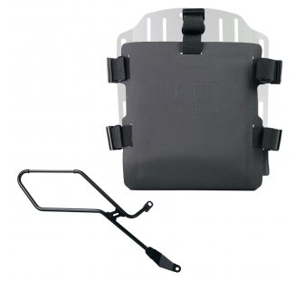 Support de sac en aluminium avec façade Hypalon réglable et attache rapide + Cadre droit Triumph Bonneville Bobber