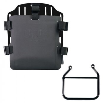 Support de sac en aluminium avec façade Hypalon réglable et attache rapide + Cadre Gauche Triumph Speed 400 & Scrambler 400 X