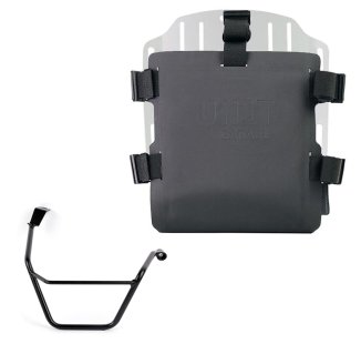 Support de sac en aluminium avec façade Hypalon réglable et attache rapide + Cadre droit Triumph Street Scrambler 900 (à partir de 2026)