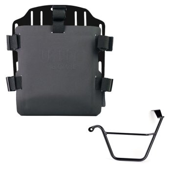 Support de sac en aluminium avec façade Hypalon réglable et attache rapide + Cadre gauche Triumph Street Scrambler 900 (à partir de 2026)