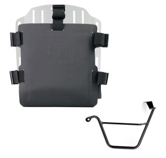Support de sac en aluminium avec façade Hypalon réglable et attache rapide + Cadre gauche Triumph Street Scrambler 900 (à partir de 2026)