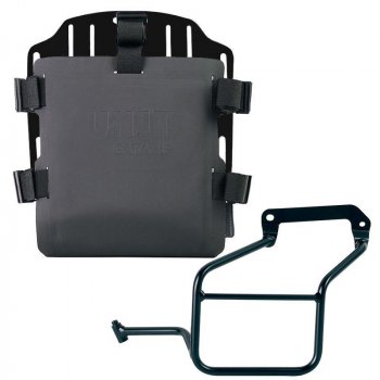 Support de sac en aluminium avec façade Hypalon réglable et attache rapide + cadre