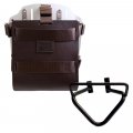 Support de sac en aluminium avec façade en cuir réglable, attache rapide et cadre (à partir de 2020)