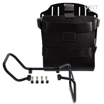 Porte-sac en aluminium avec façade en cuir réglable, attache rapide et cadre vitpilen 701