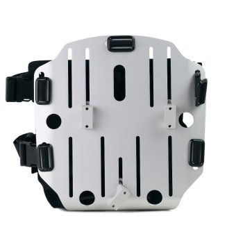 Support de sac en aluminium avec façade Hypalon réglable et attache rapide