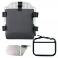 Support de sac en aluminium avec façade Hypalon réglable et attache rapide + cadre
