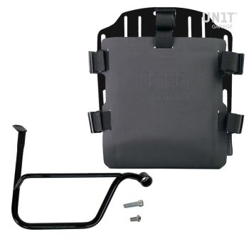 Support de sac en aluminium avec façade Hypalon réglable et attache rapide + cadre