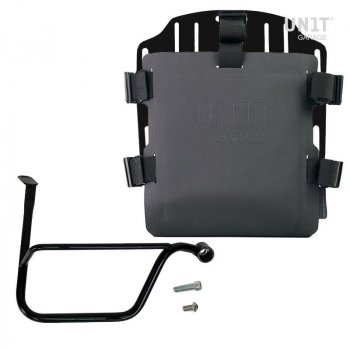 Support de sac en aluminium avec façade Hypalon réglable et attache rapide + cadre