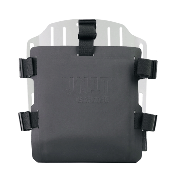Support de sac en aluminium avec façade réglable en Hypalon et attache rapide + cadre