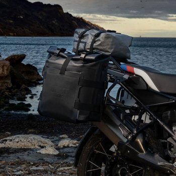 Support de sac en aluminium avec façade réglable en Hypalon et attache rapide + cadre