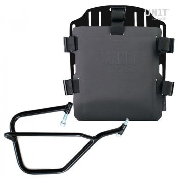 Support de sac en aluminium avec façade Hypalon réglable et attache rapide + cadre