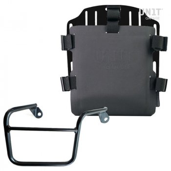 Support de sac en aluminium avec façade Hypalon réglable et attache rapide + cadre