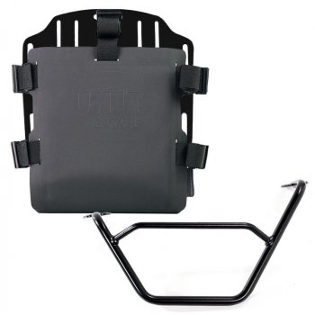 Support de sac en aluminium avec façade Hypalon réglable et attache rapide + cadre