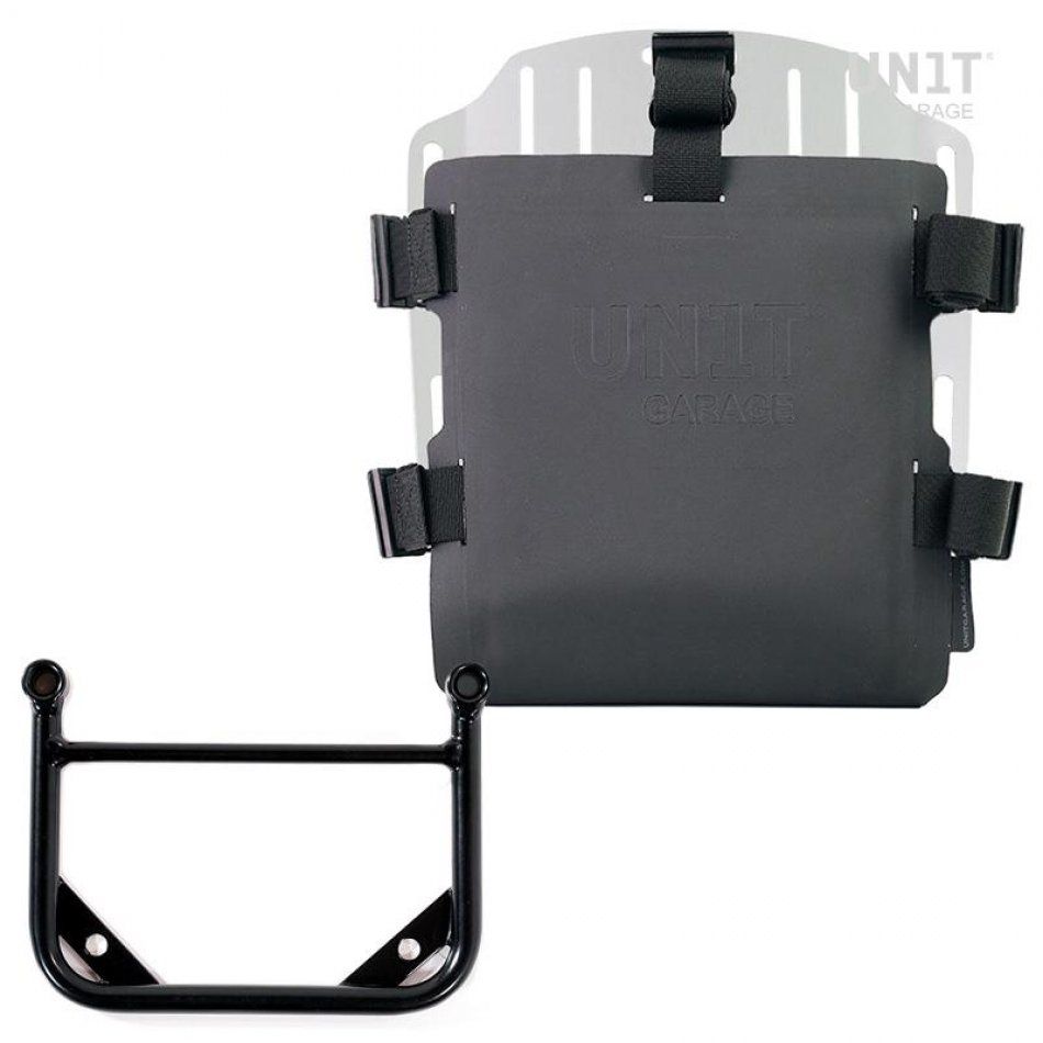 Support de sac en aluminium avec façade Hypalon réglable et attache rapide + cadre