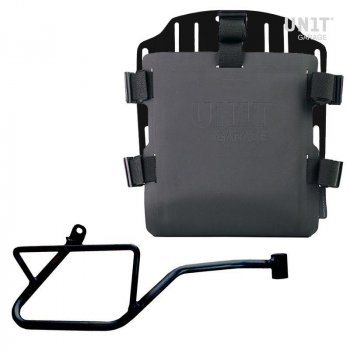 Porte-sac en aluminium avec façade réglable en Hypalon et attache rapide + cadre