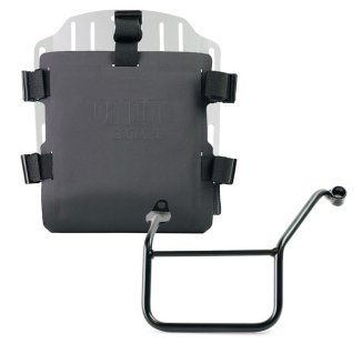 Support de sac en aluminium avec façade Hypalon réglable et attache rapide + cadre