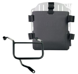 Support de sac en aluminium avec façade Hypalon réglable et attache rapide + cadre