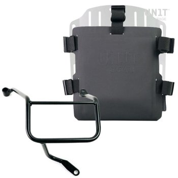 Support de sac en aluminium avec façade Hypalon réglable et attache rapide + cadre