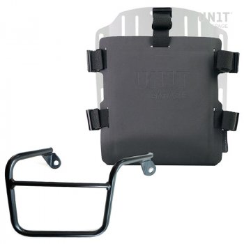 Support de sac en aluminium avec façade Hypalon réglable et attache rapide + cadre