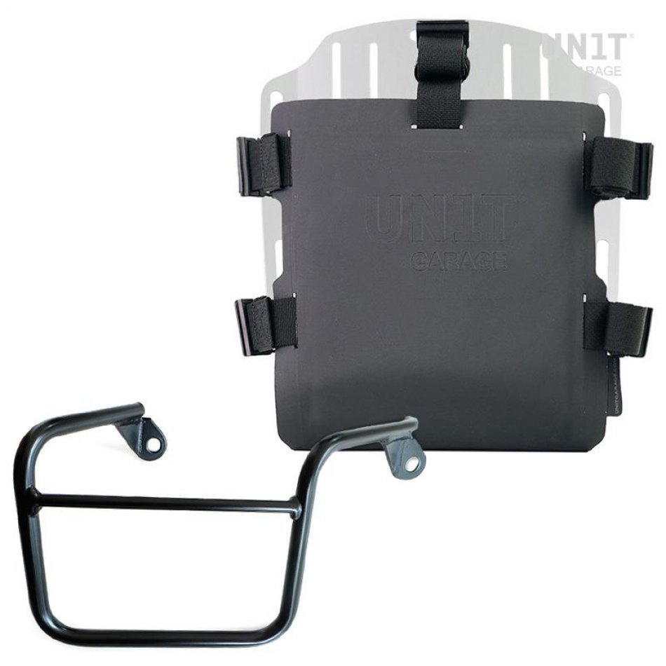 Support de sac en aluminium avec façade Hypalon réglable et attache rapide + cadre