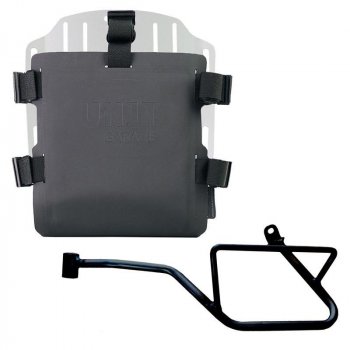 Support de sac en aluminium avec façade Hypalon réglable et attache rapide + cadre