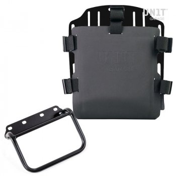 Support de sac en aluminium avec façade Hypalon réglable et attache rapide + cadre