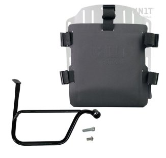 Support de sac en aluminium avec façade Hypalon réglable et attache rapide + cadre