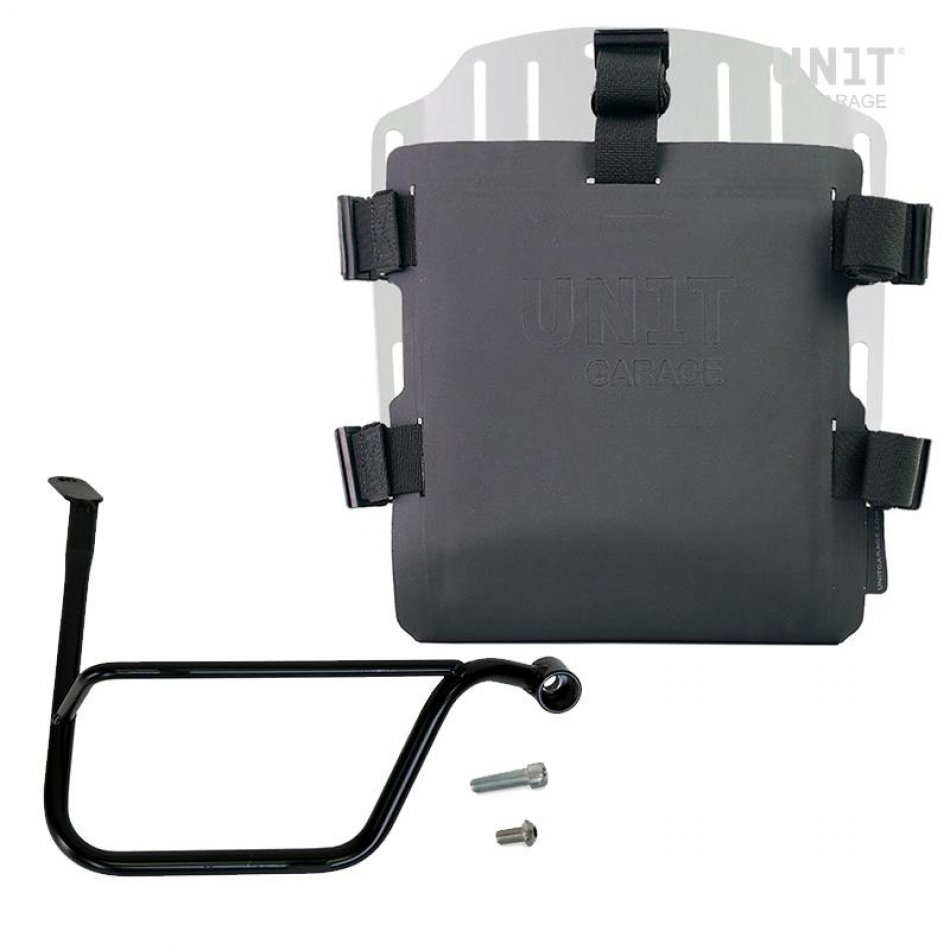 Support de sac en aluminium avec façade Hypalon réglable et attache rapide + cadre