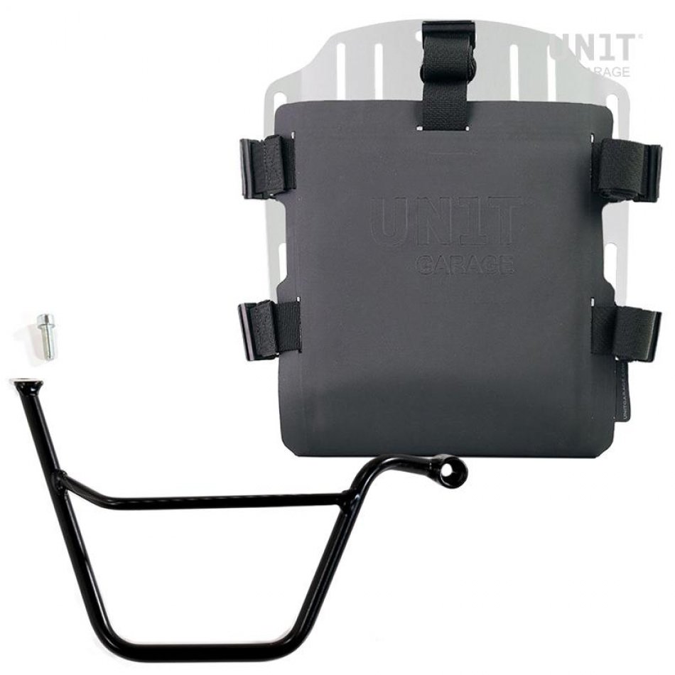 Support de sac en aluminium avec façade Hypalon réglable et attache rapide + cadre