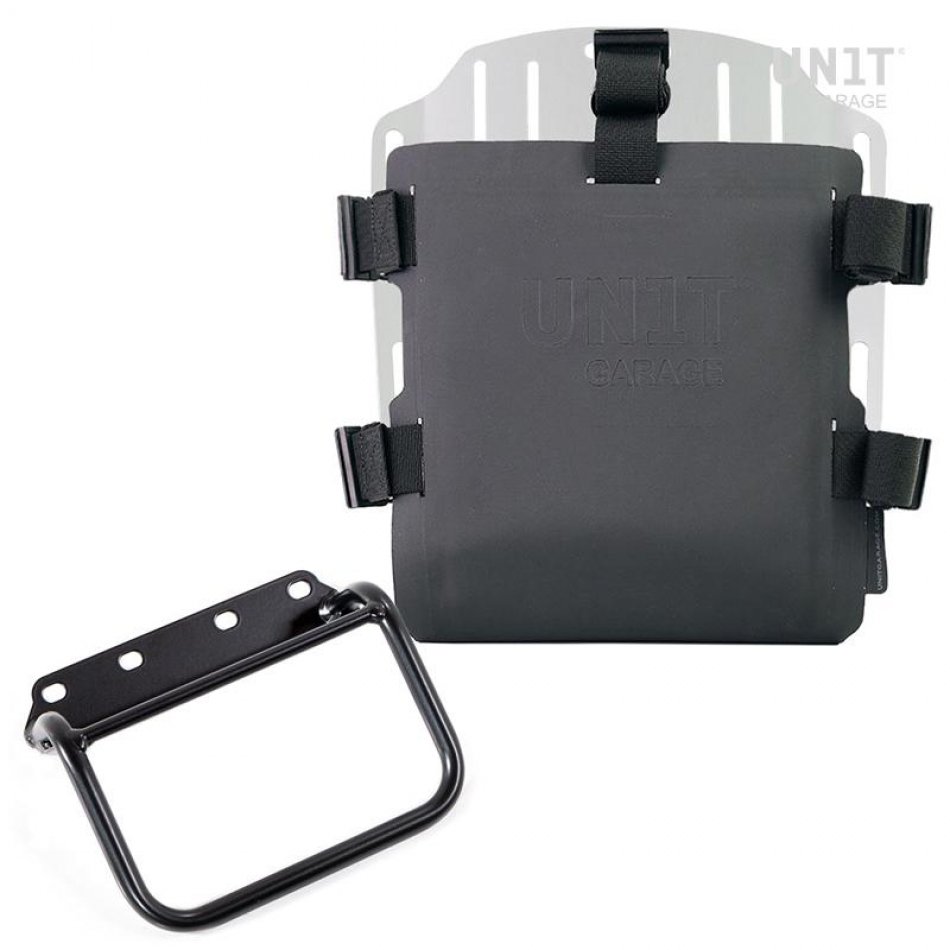 Support de sac en aluminium avec façade Hypalon réglable et attache rapide + cadre
