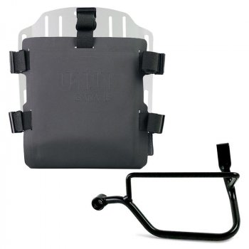 Porte-sac en aluminium avec façade réglable en Hypalon et attache rapide + cadre Street Twin 900 (à partir de 2016)