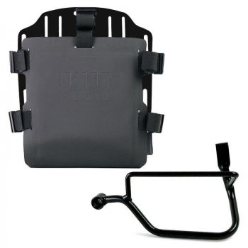 Porte-sac en aluminium avec façade réglable en Hypalon et attache rapide + cadre Street Twin 900 (à partir de 2016)