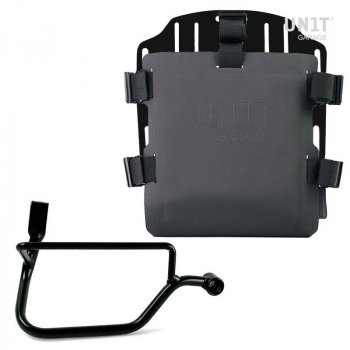 Porte-sac en aluminium avec façade réglable en Hypalon et attache rapide + cadre Street Twin 900 DX (à partir de 2016)