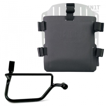 Porte-sac en aluminium avec façade réglable en Hypalon et attache rapide + cadre Street Twin 900 DX (à partir de 2016)