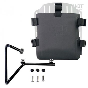 Porte-sac en aluminium avec façade réglable en Hypalon et attache rapide + cadre svartpilen 701