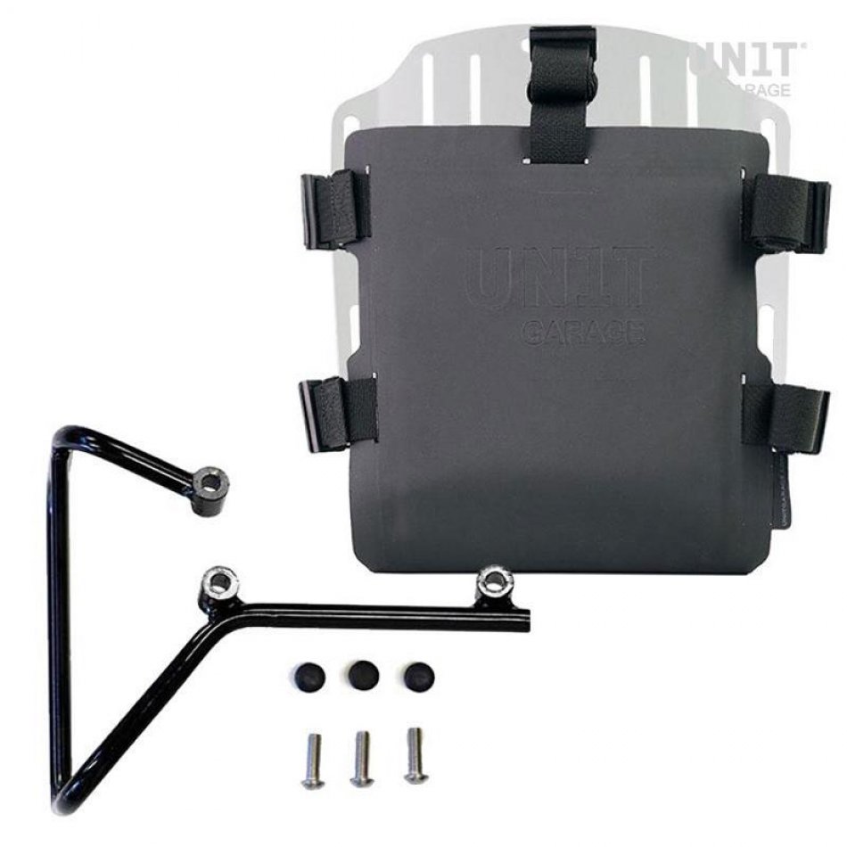 Porte-sac en aluminium avec façade réglable en Hypalon et attache rapide + cadre svartpilen 701