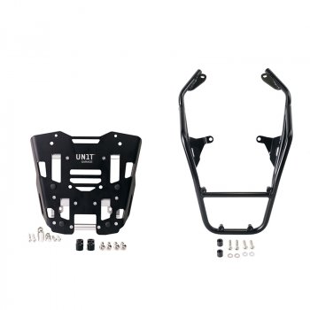 Porte-bagages avec poignées passager + plaque pour top case d'origine BMW R12 G/S