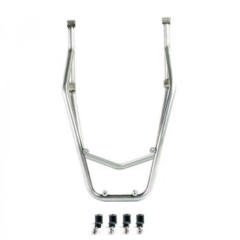 Porte-bagages arrière avec poignées passager Ducati Desert X Silver