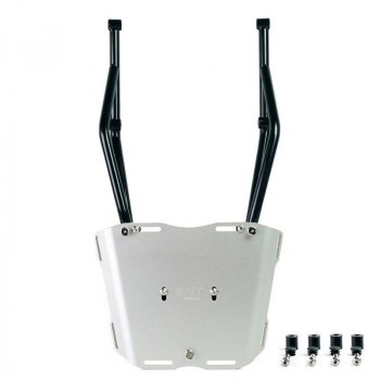 Porte-bagages arrière avec poignées passager Ducati Desert X Noir