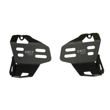 Paire de caches collecteurs d'admission inox BMW R12 G/S