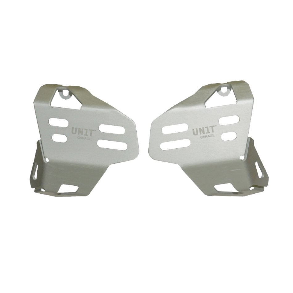 Paire de caches collecteurs d'admission inox BMW R12 G/S