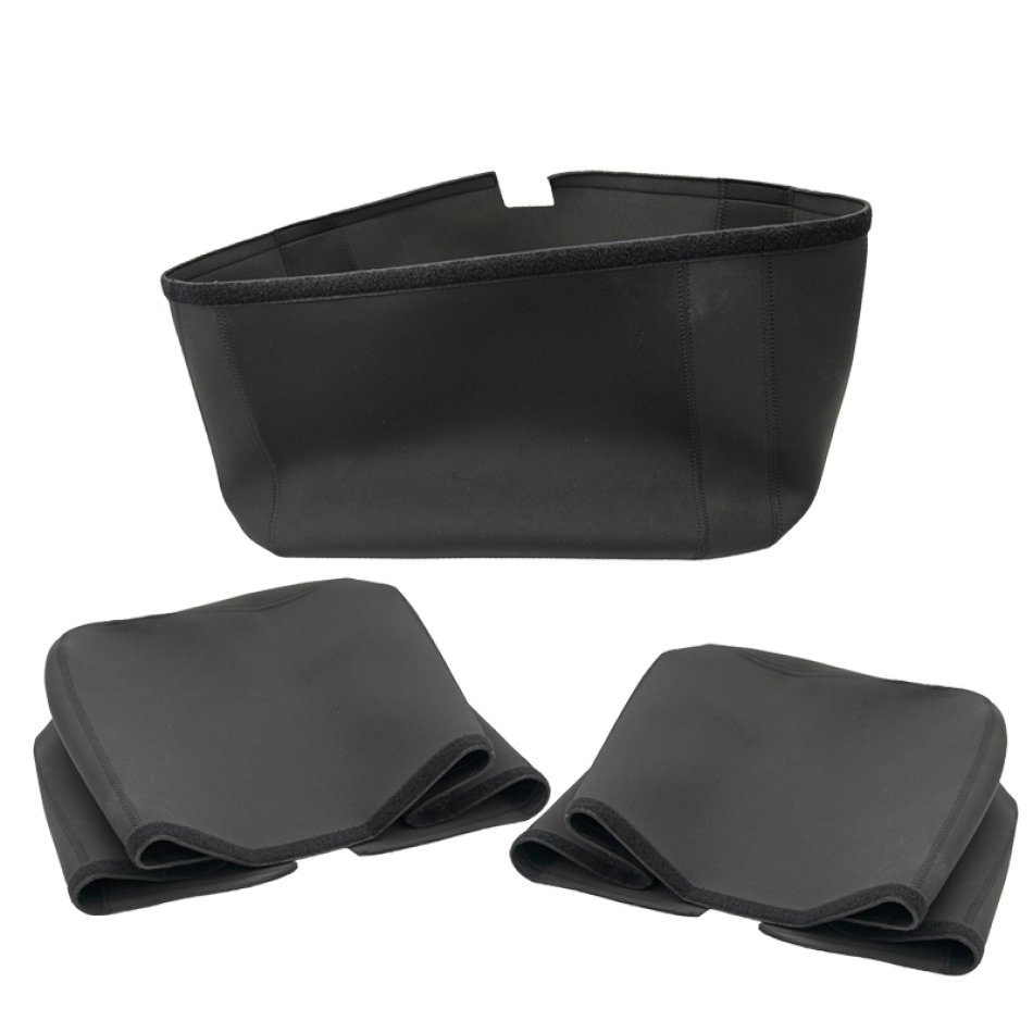 Doublures intérieures en néoprène pour sacs en aluminium Atlas 48L + 41L (côté échappement) + Doublure intérieure en néoprène pour top case Atlas 44L
