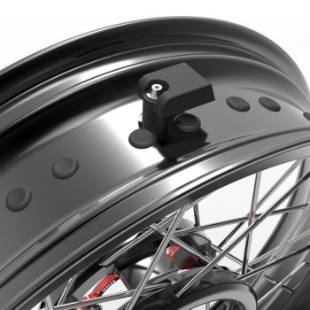 Roue avant BMW 21" (rayons noirs)