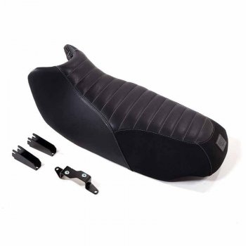 Selle en cuir marron, toile R850R-R1100R